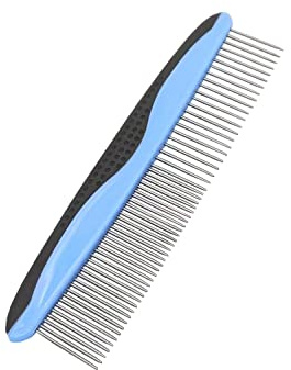 Grooming Comb for Dog LaiEdua Cat Comb with Stainless Steel Rounded Teeth