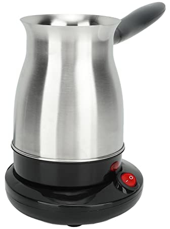 Espressokocher Elektrisch, Türkische Kaffeemaschine, 600 Ml Elektrische Kaffeekanne Turkischer Kaffeekocher Waschbare Kaffeekanne Mokka Maschine Turkish Coffee Maker