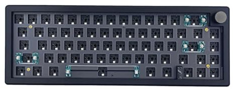 Tastiera meccanica wireless | Tastiera compatta retroilluminata RGB per giochi per PC, tastiera wireless a 67 tasti con manopola multimediale | Kit tastiera meccanica Rbg | Telaio della tastiera per | giochi per PC, tastiera wireless a 67 tasti con multimediale | Kit tastiera meccanica Rbg | della tastiera pe