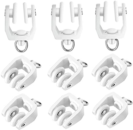 Rouleau De Rideau De Plafond Rouleaux De Rail De Rideau Flexible Bendable Rail De Rail De Rail En Plastique Planeur Coulissant Pour Windows Shower Curtain Tracks, 50pcs Accessoire Home