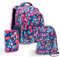 budmil Schulranzen Mädchen 1. Klasse 26L mit Federmäppchen & Turnbeutel - Schulrucksack WASSERABWEISEND mit Regenschutzhülle - Schultasche für Grundschule - REFLEKTIEREND mit 3 Fächer (Schmetterling)