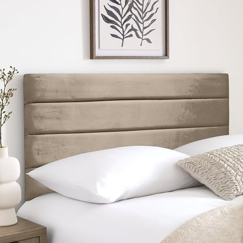 HB-1 Headboards for Beds – Venice 24'' Divan Bed Headboard – Headboards for Divan Beds, Bedroom & Hotel Furniture, Elegant Soft Plush Fabric Head Board