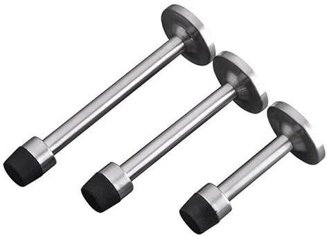 FOVAOK Anti-Collision Stainless Steel Door Top Bathroom Rubber Door Stopper Glass Anti-Collision Door Suction