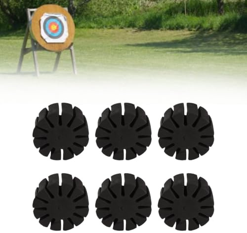 Separador Portátil de Espuma EVA para Flechas 6-8 Mm, 6 Unidades, Negro | Organiza flechas en carcaj o tubo redondo, protección suave contra golpes, acceso rápido en cacería
