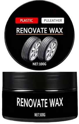 Patifirst Tire Wax - Powerful 100G with Sponge - Intense Foam Wheel & Tire Cleaner | for Driveway Workshop Outdoor Garage Yard Repair Factory Detailing