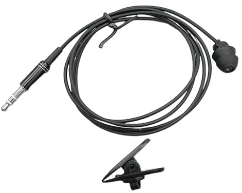 Single Button Headset - 1 cm brusreducerande monoknappshörlurar, ekonomisk svart silikon | Mp3-ljudenhet med kabel för träning, utomhuslöpning, Entr