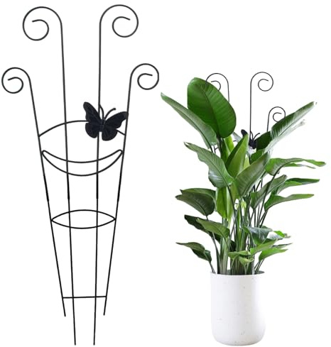 Enrejado De Jardín para Plantas Trepadoras | Estructura de Crecimiento para Plantas,Torre Vertical para Flores | para Huerto Jardín Terraza Boda Interior Balcón y Macetas