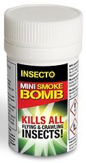 Bed Bug Killer, Smoke Bomb, Insecticide Fumer Moth Insecto Poison fumers (Mini x 2)