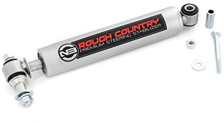 Rough Country N3 Steering Stabilizer for Jeep TJ, YJ, XJ, ZJ & GM - 8731730