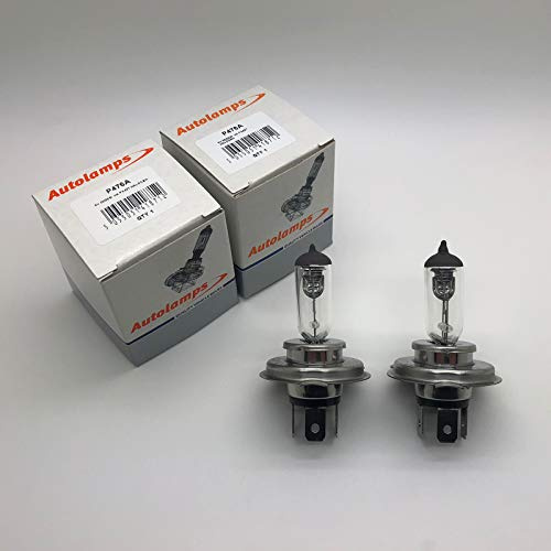 2 x 476A H4 6v 35/35w PX43T halogenstrålkastare motorcykel motorcykel bilglödlampa