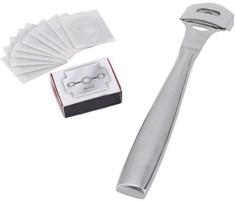 Qcwwy Leather Craft Edge Skiver, Leather Skiver Blade Accessori per la Lavorazione della Pelle Strumento per coltelli in Pelle per sfoltire la Pelle