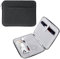 MoKo Custodia per Tablet da 13 Pollice, Custodia Morbida con Multitasche per 13 iPad PRO M4 2024, 13 iPad Air M2 2024, iPad PRO 12.9 M2 2022/2021/2020/2018,Surface Laptop Go 12.4,Nero & Grigio