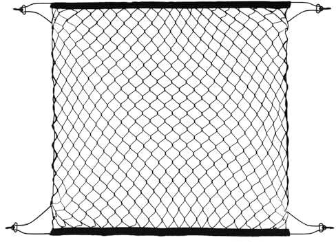DOCAS 1 Rete per Auto, 1PACK 70X70CM Rete Bagagliaio per Auto,Rete Portaoggetti Tasca Oganizer, Tasca Telo Protettivo Universale Mesh per Camion, Auto, SUV, Barche (Stile 5)