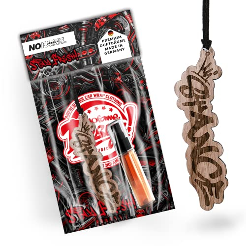 NoFame.Design Holz Duftbaum Stance Luxeriös und Einzigartig Perfekte für Autoliebhaber Inkl. 5ml DuftSpray DB-4