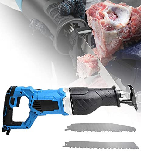 Scie à os électrique, scie à os, Coupe-Viande, Machine de découpe de Boucher 1300 W avec scie à Ruban, scie à os, scie à Main électrique, Coupe-Viande pour Restaurant, Coupe de Poi