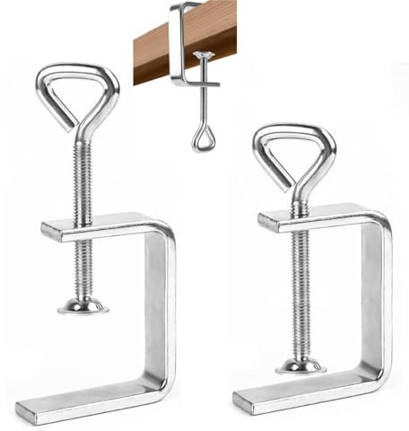 C-Klemme,2 Stück C Klemme Set 50mm C Klemmen Aus Verzinkt Verstellbaren Schraubzwingen Klein C Zwingen Schraubklemme,für Zwingen Holzarbeiten Werkzeug Autoreparatur