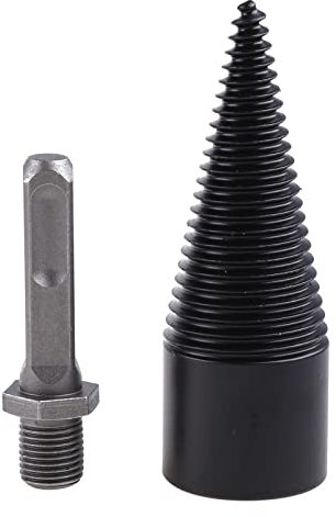 Wood Splitting Drill Bit Log Splitter Drill Bit Set Log Splitter Screw Cone Firewood Splitter for Household