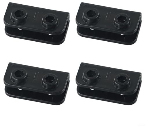 Verbindungsstück-Ersatzteile, rechteckiges Halterungs-Set, kompatibel mit Zeltpavillon, stabile Glasfaserstange (4 Stück)