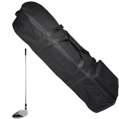 ycezw Flugreise-Golftasche, Golf-Reisetasche Mit Rollen | Dicker 900D Oxford Golf-Reisekoffer | Große, Leichte Reisetasche, Club-Tragetaschen