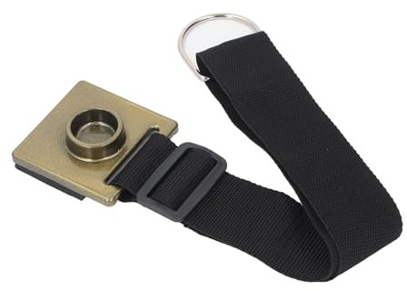 Tope antideslizante para violonchelo de longitud ajustable, anillo en D de metal, anclaje con protección para el suelo, para un mejor control