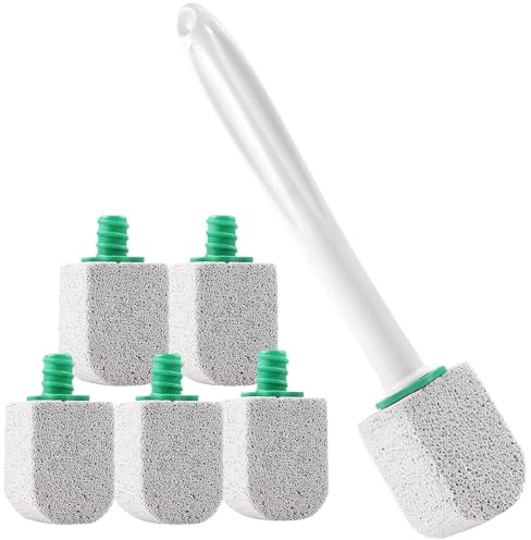 SINZONeu® 5 Piedras Pómez para Limpiar Inodoro Elimina Sarro y Óxido Sin Rayar con Colgador para Baño, Cocina