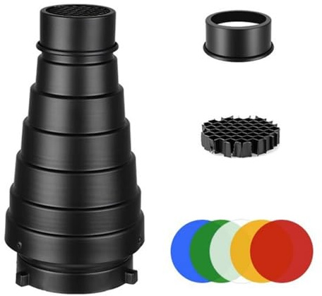 Metal modificador de luz Metal Snot Set para estudio y fotografía de ubicación con excepcional durabilidad herramienta de fotografía comercial ofrece