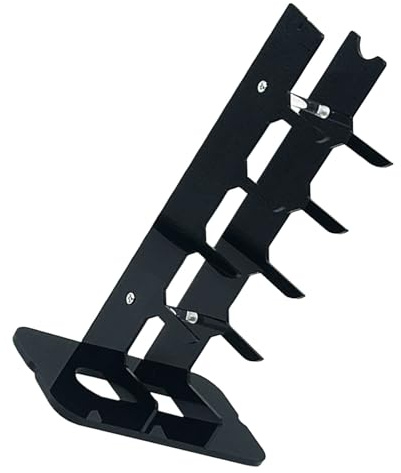 PRETYZOOM Présentoir à Couteaux Acrylique Avec Base Antidérapante Support Vertical Pour Couteaux De Chef Et Présentoir De Table Pour Lames De Collection