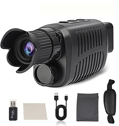 Dispositivo de visión Nocturna, Oscuridad los 300m monocular visión Nocturna Dispositivo 1080P HD Infrarrojos 5X telescopio con Zoom Digital(R7)