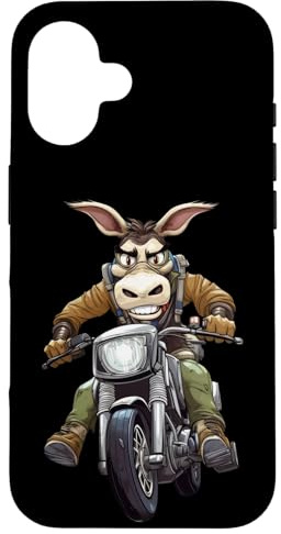 Carcasa para iPhone 16 Burro Moto/Burro Motorista