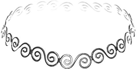 Windalf 925 Sterlingsilber Spiral Halsreif Damen – Offener Halsreif mit elegantem Wellen Design