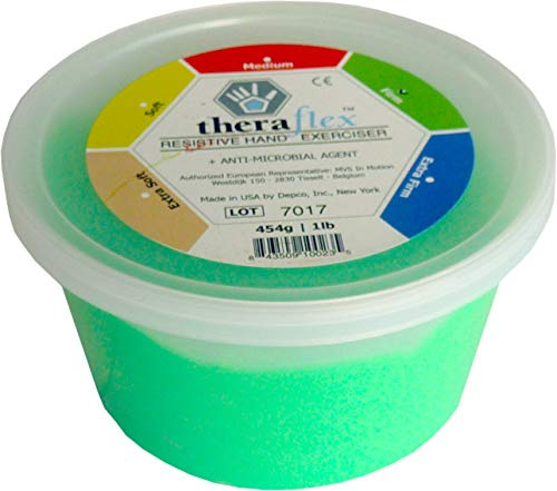 Theraflex Therapieknete 454 g | firm | grün | Handtrainingsknete