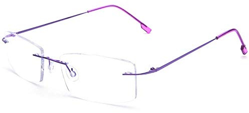 Rongchy Super Light Titanium Nearsighted Kurzsichtige Myopie Arbeits Brille -0.50-6.00 Um Stärken Männer Frauen Mode Randlos Nearsighted Brillen