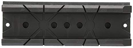 Miter Saw Box, 0/22.5/45/90 Degree Miter Saw Box Cabinet Wood Gypsum Oblique Cutting Tool for Woodworking (801)