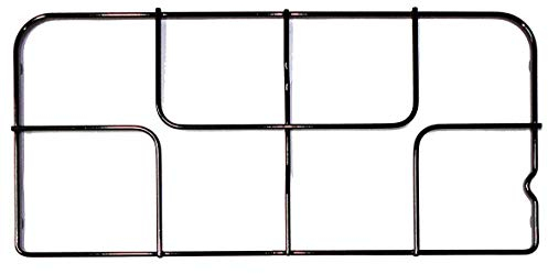 Griglie Candy Sovrana Iberna Rosieres piattina smaltata nera per piano cottura 4 fuochi cucina a gas 91750289 91750290 (Griglia posteriore GRG347)