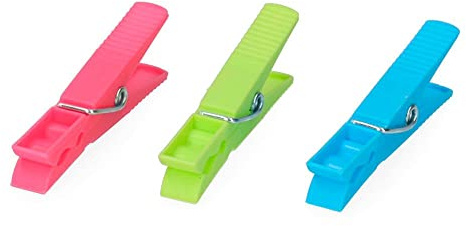 Pinces à linge EDM Plastique (24 Pièces)