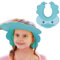 VIKSAUN Shower Cap for Kids, Duschhaube Kinder, Baby Shampoo Cap, Baby Verstellbarer Shampoo Shield, Bade SchüTzen Weiche Kappe, Silicone Water Guard Hats for toddlers, Augenschutz Ohrenschutz (Blue)