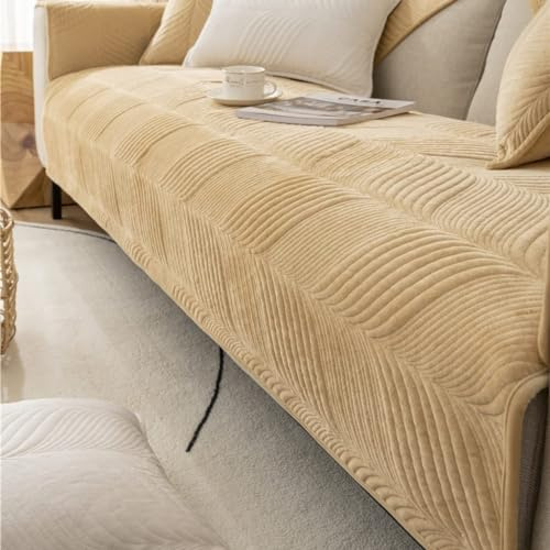 WYJHNLBEDC Sofa/Couch überzug/überwurf, Sofa überwurfdecke, Warmer Super Weicher Fleecedecke Sofabezug für Sofa L Form/U Form/Ecksofa 3/2/1 Sitzer, Sofaschutz Hund Kratzschutz Katze