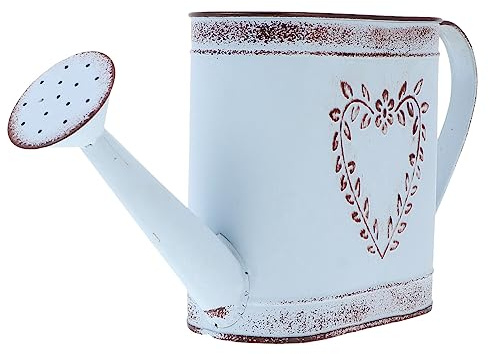Warmhm Arrosoir Vintage en Métal Vase Rustique Décoratif pour Intérieur Et Extérieur Pot De Fleurs pour Balcon Jardin Et Maison 33.80 X 15.00 X 7.50 Cm