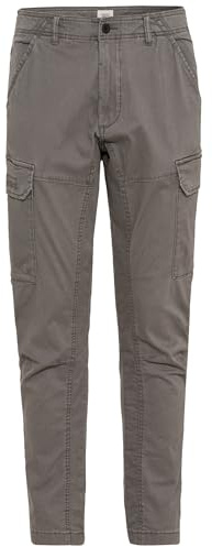 camel active Herren Tapered Fit Cargo Hose Grau, menswear-38/34