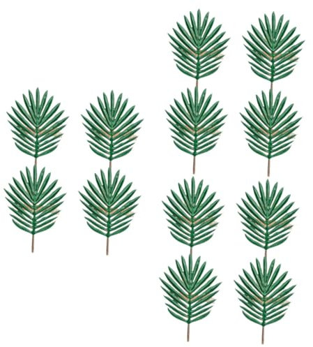 BESTonZON 12stücke Hawaii Party Serviettenring Aus Simulierten Blättern Eleganter Serviettenhalter Aus Legierung Für Festliche Anlässe Grün Dekorative Tischaccessoires Für Zuhause Und
