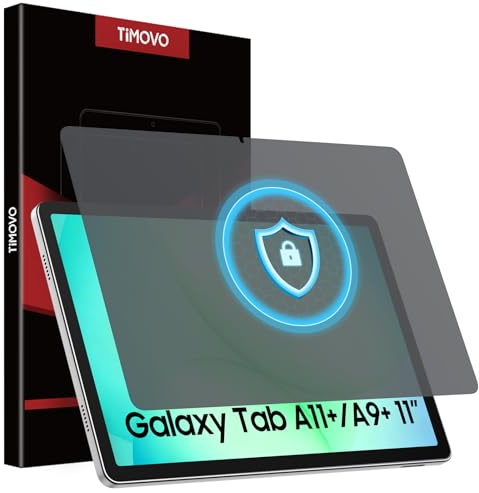 TiMOVO Anti-Spy Schutzfolie fir Samsung Galaxy Tab A11+/A9+ 11 Zoll
