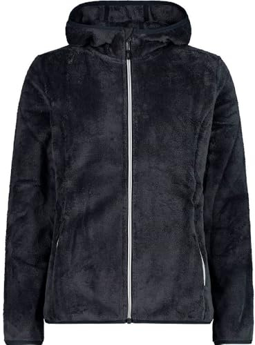 CMP Damen Giacca in Pile Highloft Da Donna Con Cappuccio Fisso Jacke