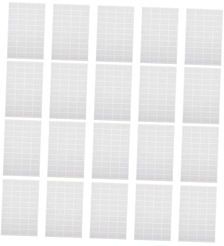 HOODANCOS 50 Blätter Aufkleber Diy Etiketten Aufkleber Blank Selbstklebend Markierungsaufkleber Etikettenpatch Klassifizierungsaufkleber Lagerbox