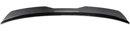 qsms01 Kompatibel für BMW Serie 1 Series 1er F40 2019 2020 2021 2022 2023 2024 – Heckspoiler, Sportlicher Kofferraumspoiler zur Verbesserung der Aerodynamik,A/Carbon Look