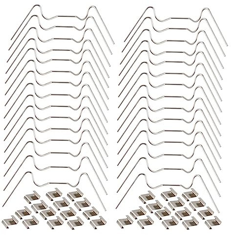 ibasenice 3 Juegos Hebilla De Fijación De Jardinería Acristalamiento Accesorios Vegetales Kit De Reparación De Invernadero Clip De Fijación De Alambre Silver Acero Inoxidable