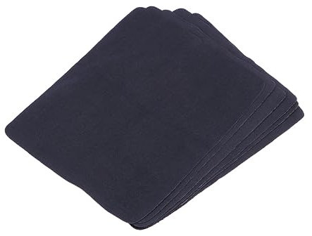 HAMPPLIES 6 Piezas Paño De Limpieza De Microfibra Superfino para Gafas Joyas y Pantallas De Teléfono Paño De Microfibra para Limpiar Lentes De Cámara Negros Una Bolsa