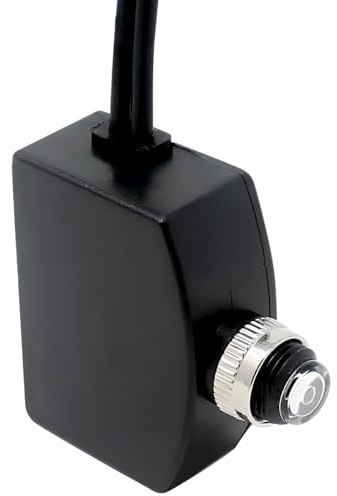 SNR-100W Dusk to Dawn Light Switch 125V Automatic Photocell Sensor On/Off, Photoelectric Day Night Control Auto Eye for Indoor Lighting & Outdoor Lamp Light Post w/ 2 Wires