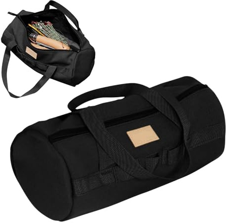Outdoor Werkzeugtasche - Zelthering, Erdnagel Aufbewahrung | 30cm Dickes Canvas Mit Aufhängering Für Camping, Verschleißfest Reißfest Für Heringe, Nägel, Werkzeuge, Tragbares Outdoor Equipment