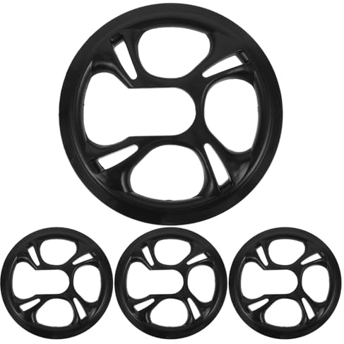 FOYTOKI 4 St Delars Cykelkedjeskydd Kedjehjulsskydd med Slitstarkt Sprocketskydd för Mountainbike och Fixie Skyddar Repor Slitage och Kedjeavvikelse Enkel Montering