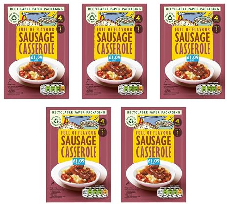 Recipe Mix Sausage Casserole 39g, pack of 5 | Pack of 3